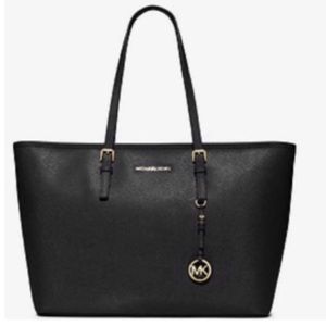 Michael Kors black tote purse